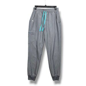 Figs Zamora Scrub Pants Womens Small Gray Jogger W20SW2028